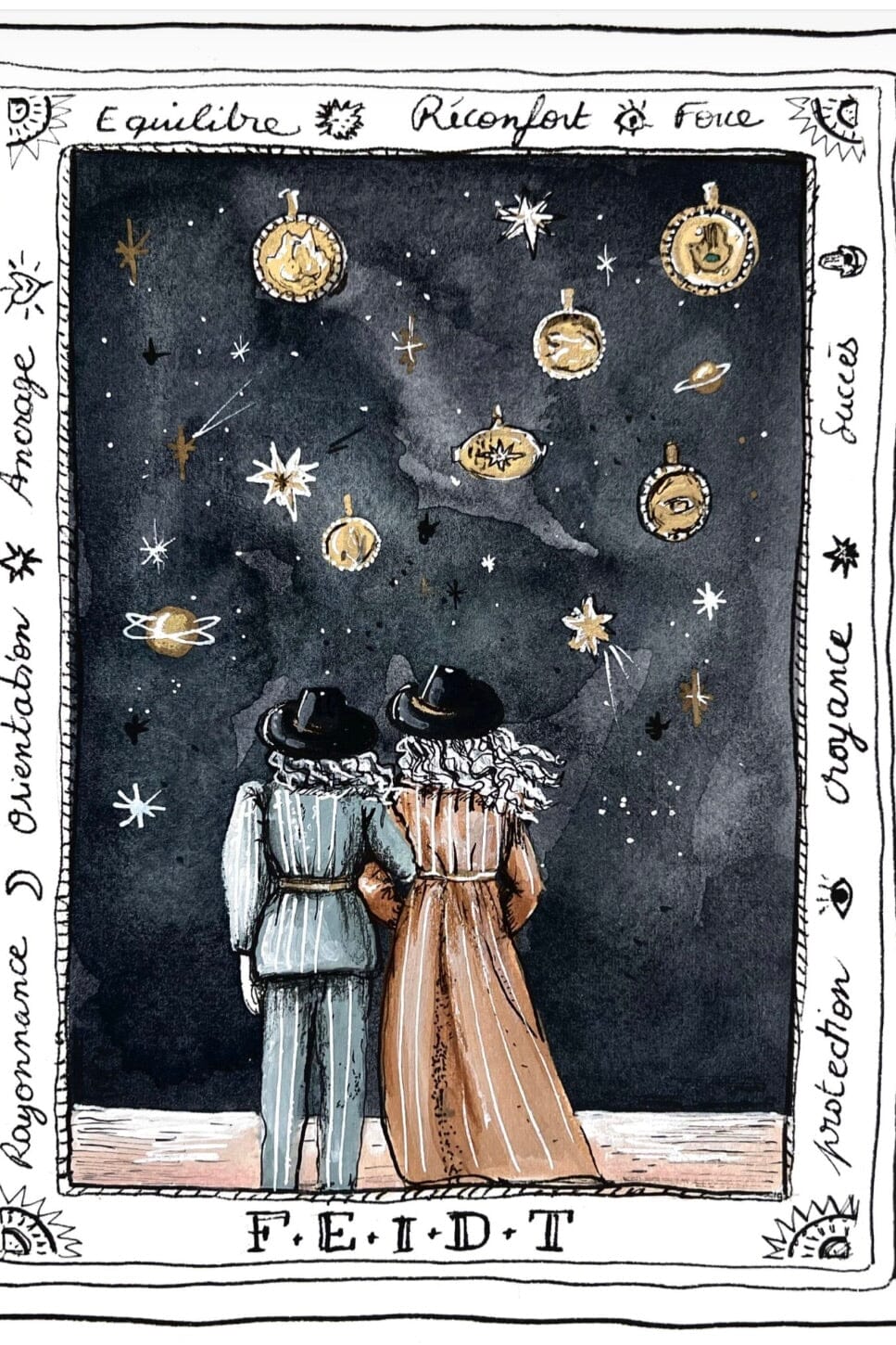 FEIDT JEWELRY PARIS Creolen "Alliance" 18K gold