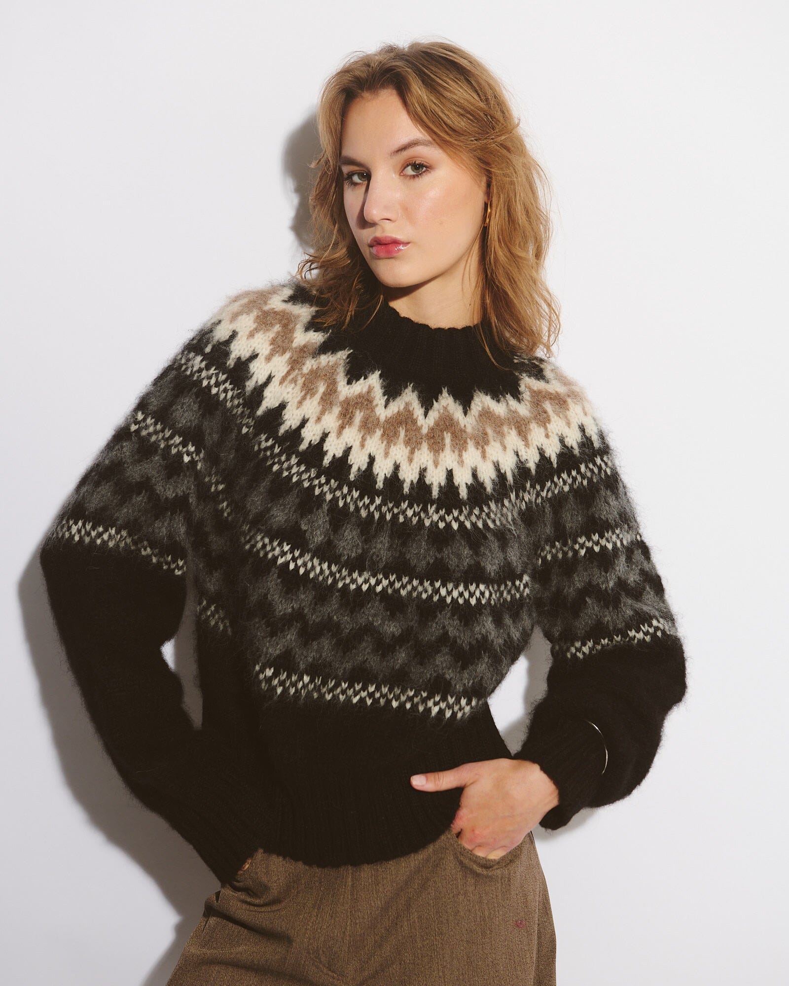 FFC pullover short sleeve "15028" camel