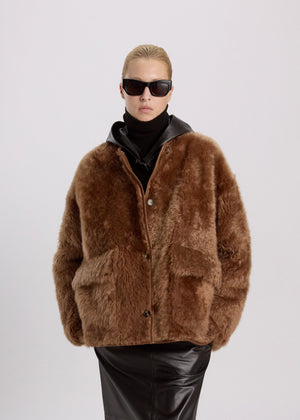 UTZON Laconjacke "JURO" nut