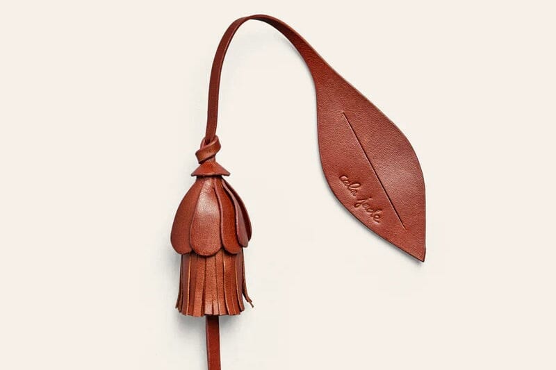 CALAJADE Leather shopper "MISU" MINI - black