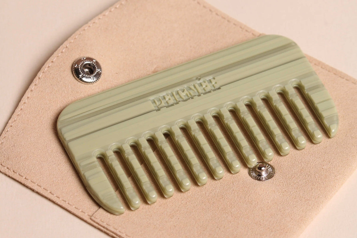 Peignée Paris Kamm  "VOYAGE" sauge