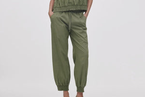 RABENS SALONER cotton shorts "CAITLIN" gray melange