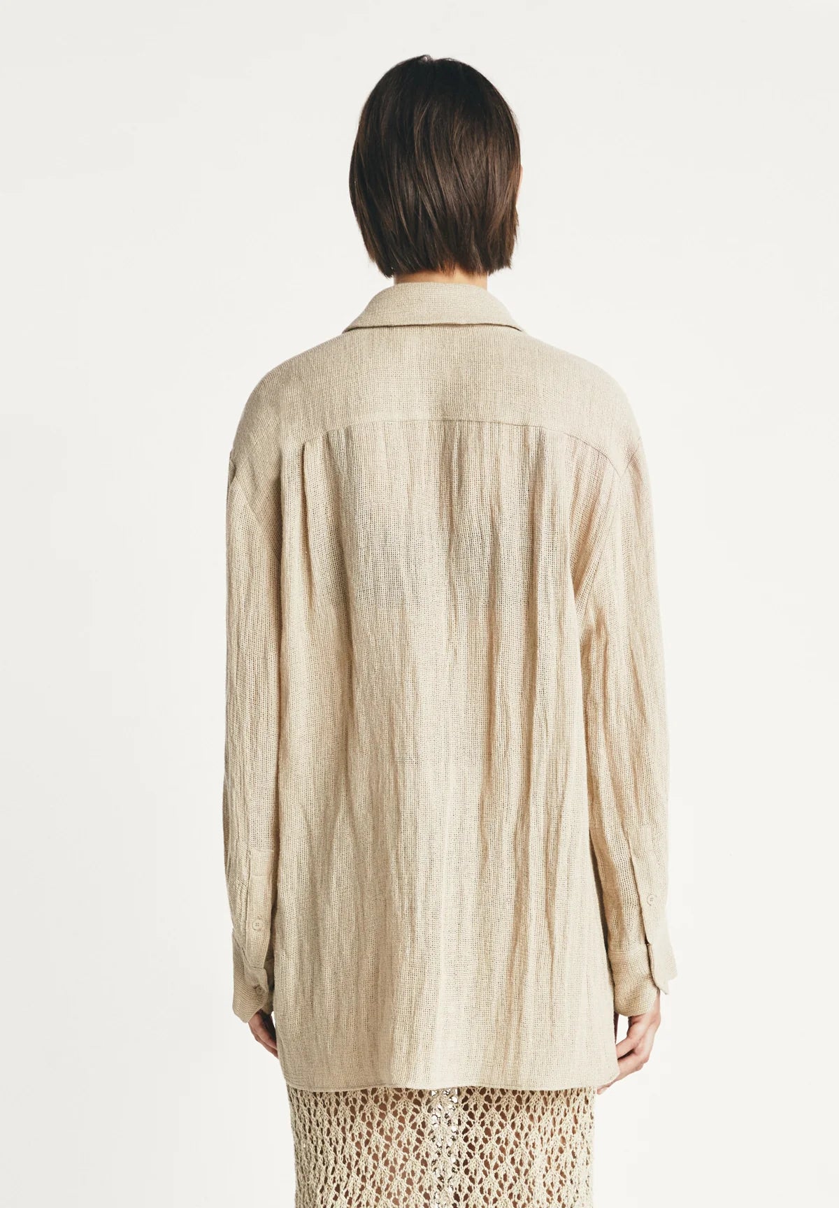 MASSCOB Baumwollbluse "Calimera" sand