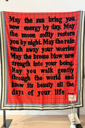 KARIEN BELLE WOOL Plaid "POETRY" massai carro