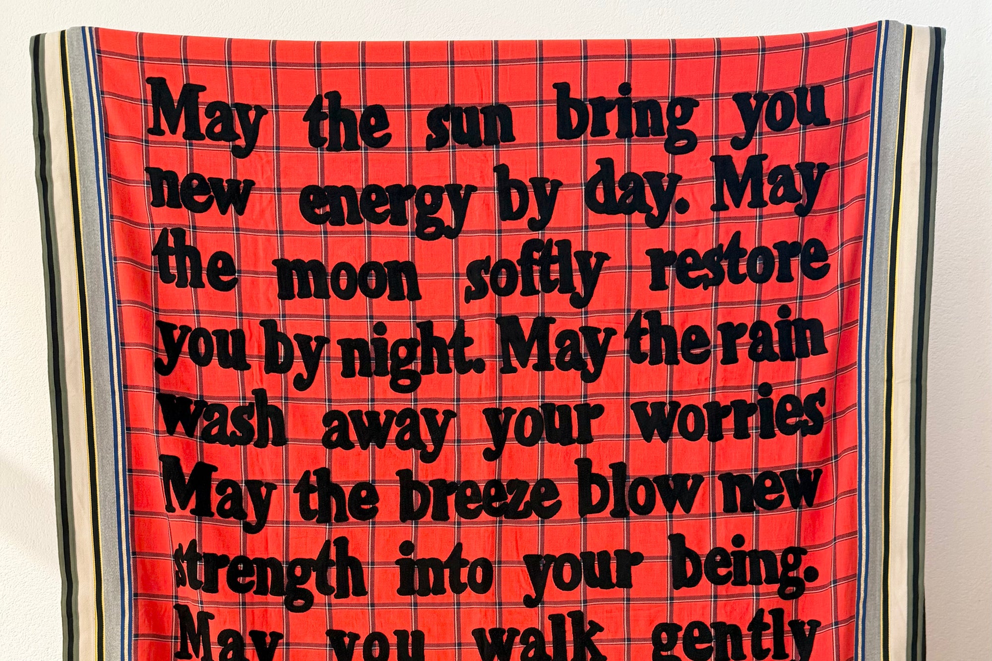 KARIEN BELLE WOOL Plaid "POETRY" massai carro