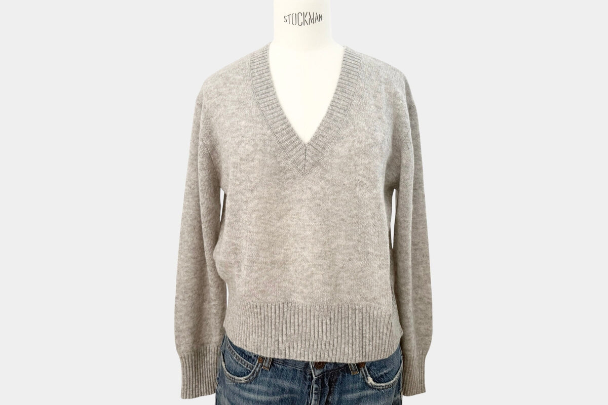 NOTSHY Cashmere Pullover "TINI" gris chiné