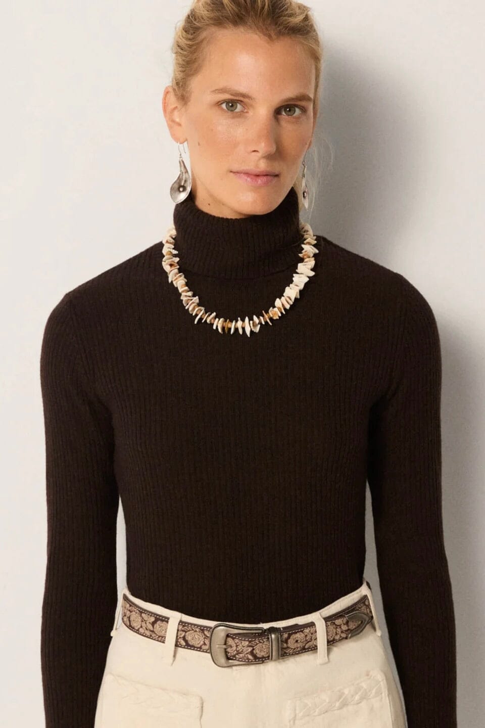 MAISON HOTEL Strickpullover "DOLCEVITA" caffe