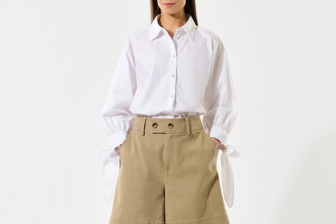 DEA KUDIBAL Baumwollbluse "CHRISTA07" weiss