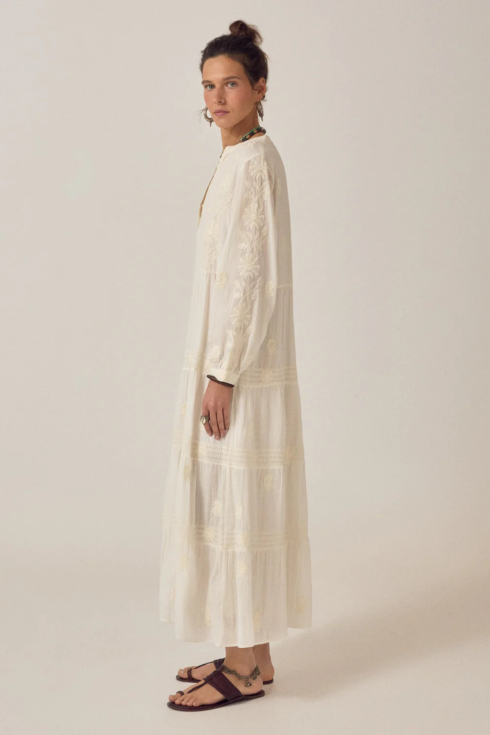 MAISON HOTEL Baumwollkleid "LALA" off-white