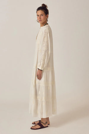MAISON HOTEL Baumwollkleid "LALA" off-white