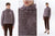 FFC Stehkragen Pullover  "14057" chiné aubergine