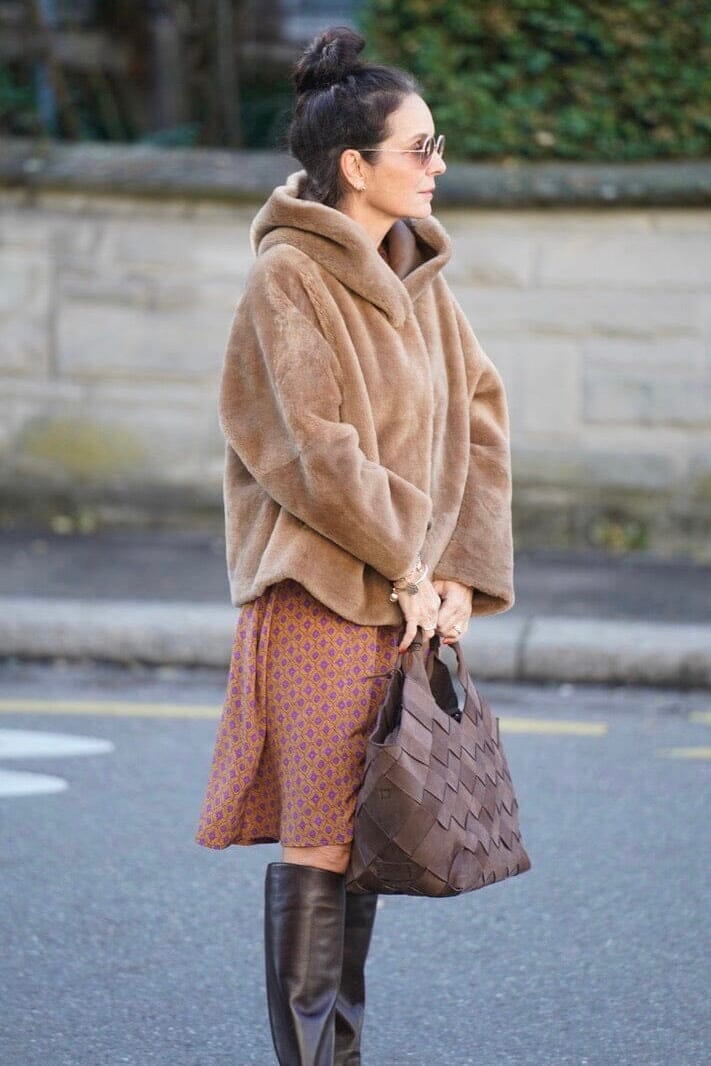 GUSHLOW AND COLE Hooded Shearling Jacket