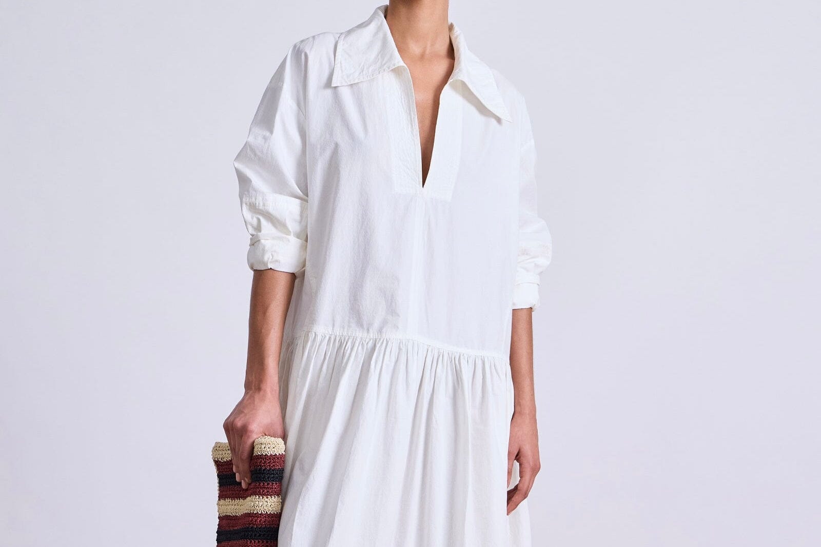 APIECE APART Maxikleid "Romana" off-white