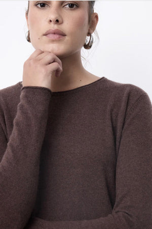NOTSHY Cashmere Pullover "AYLA" coffee