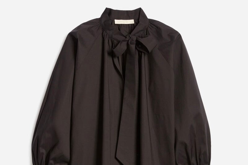 VANESSA BRUNO Baumwollmix Bluse "FATIMA" schwarz