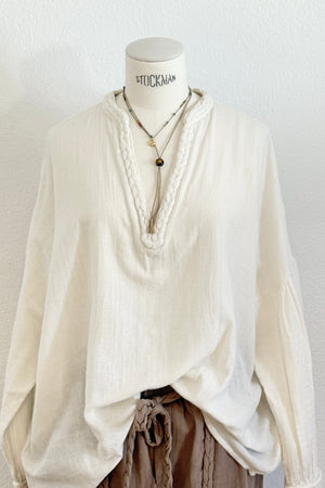 NOTSHY Baumwollbluse "CLOVIS" off-white