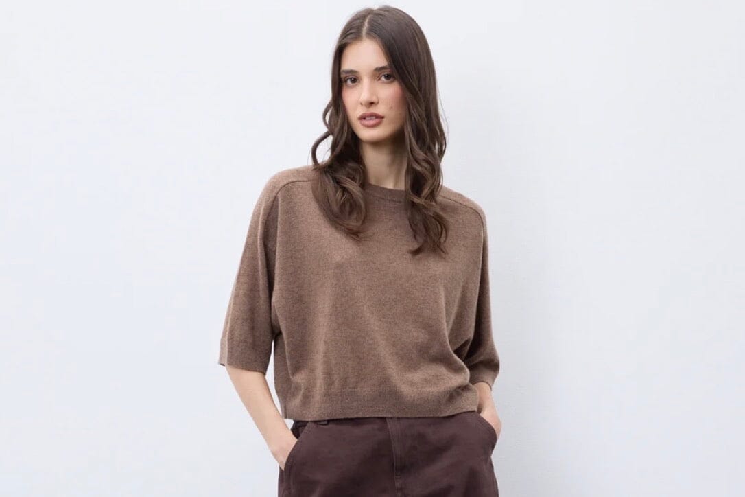 NOTSHY cashmere sweater "TINI" beige chiné