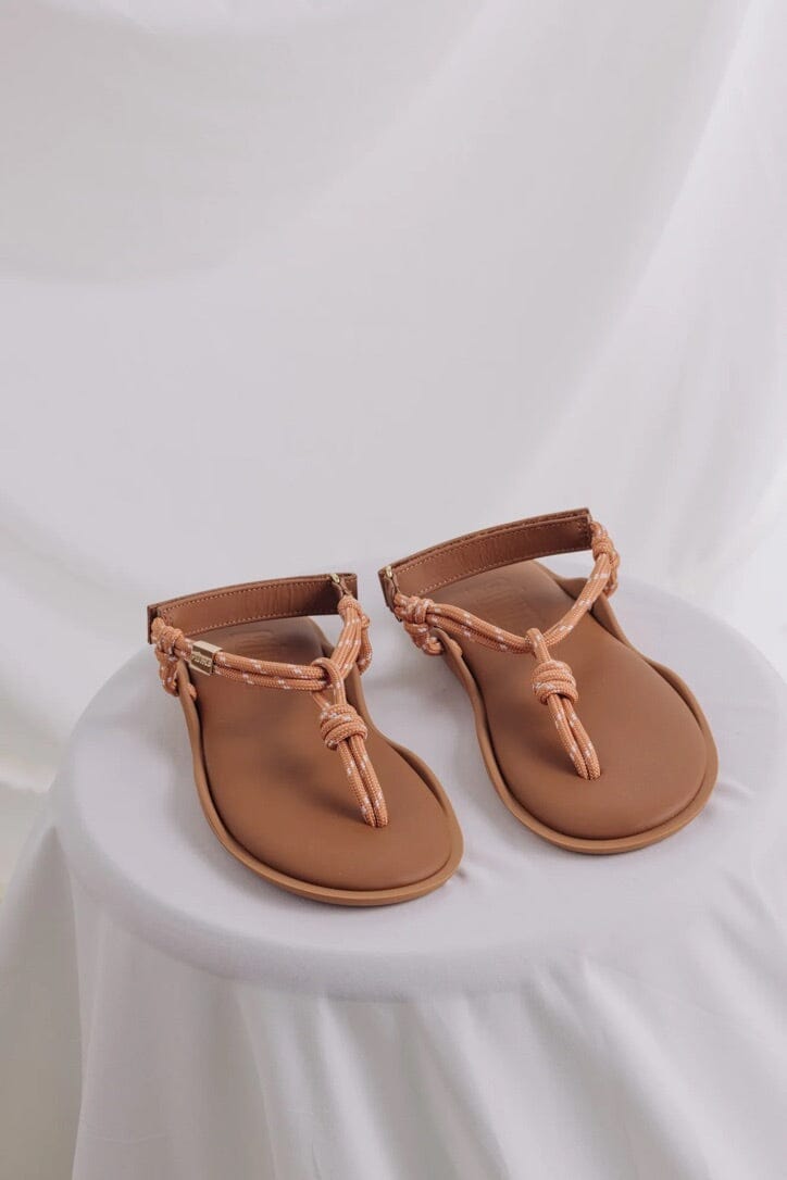 FLOWZE Ledersandalen "FLO" terracotta
