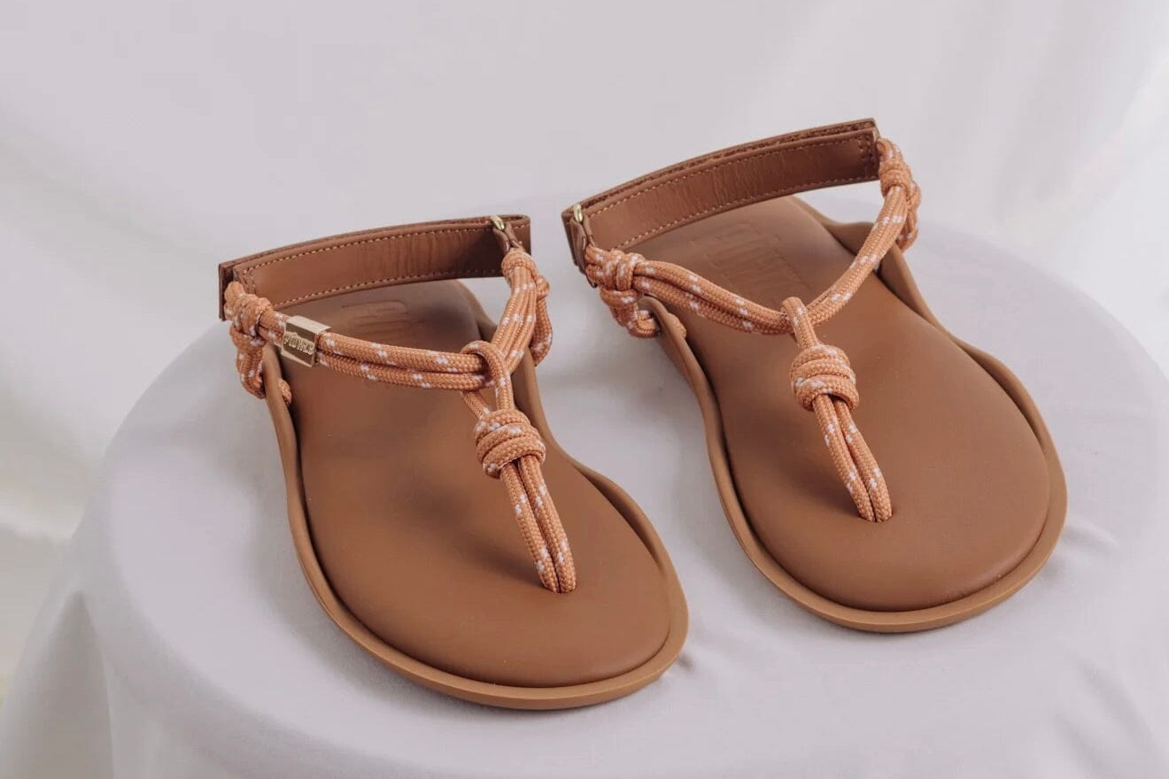 FLOWZE Ledersandalen "FLO" terracotta