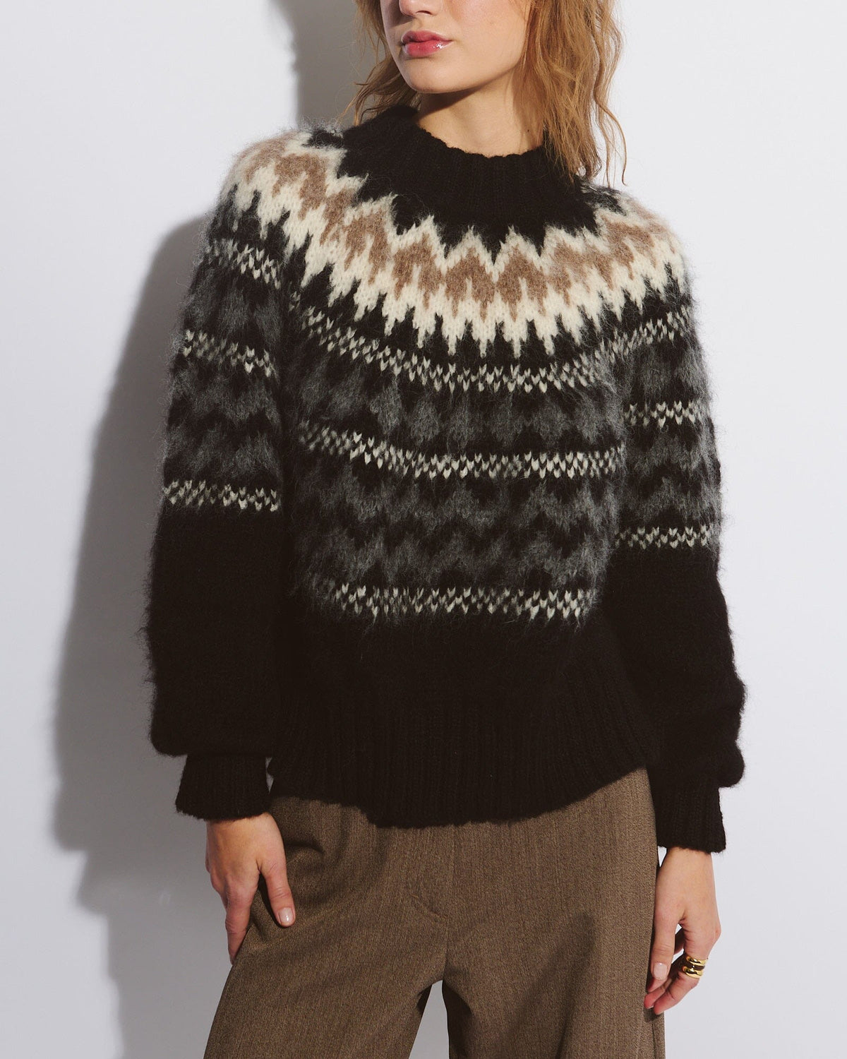 FFC pullover short sleeve "15028" camel