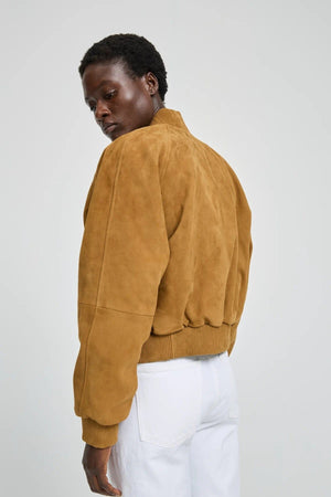 LAURENCE BRAS Lederbomberjacke "BOXE" natural