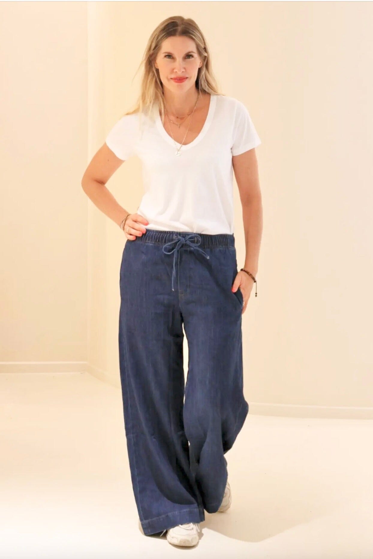 SOSUE Baumwoll Jeans "ANNA" dark blue
