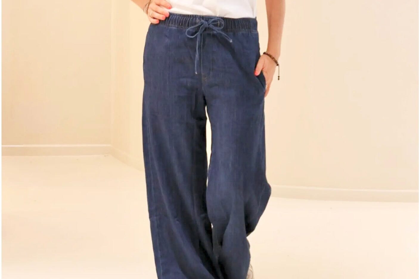 SOSUE Baumwoll Jeans "ANNA" dark blue