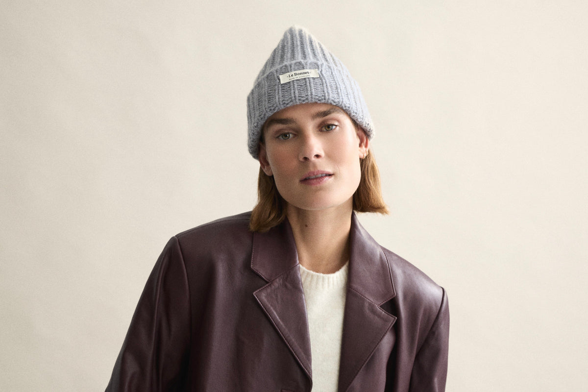 Lampswool/Caregora Chunky Beanie smoke