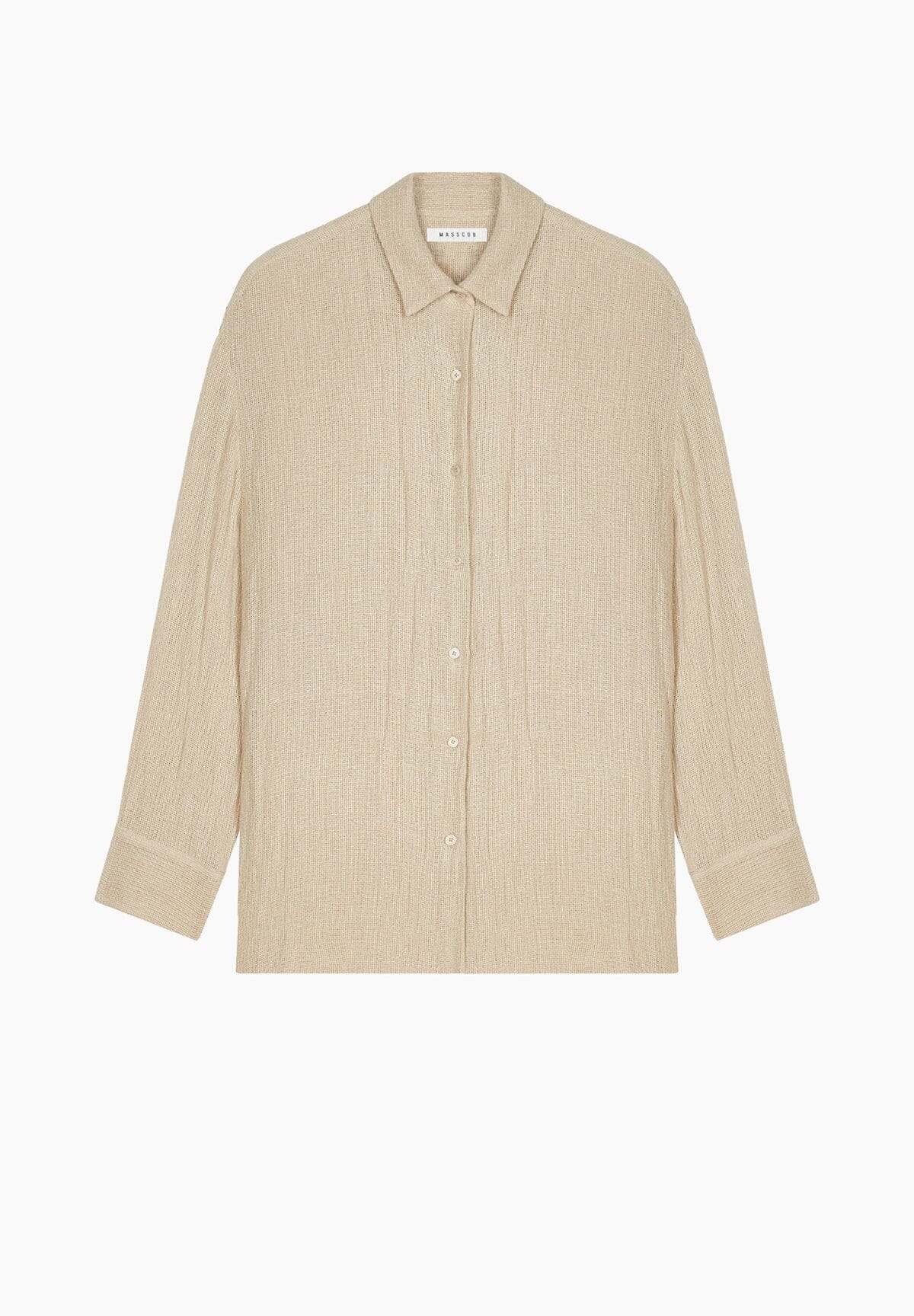 MASSCOB Baumwollbluse "Calimera" sand