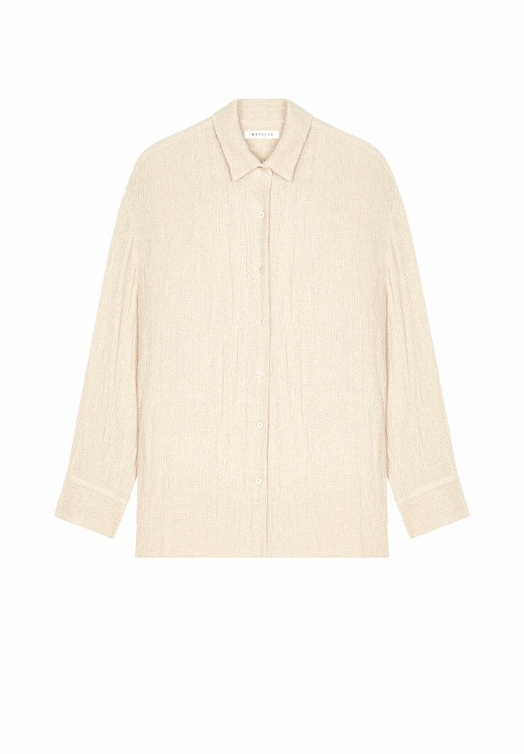 MASSCOB Baumwollbluse "Calimera" crème