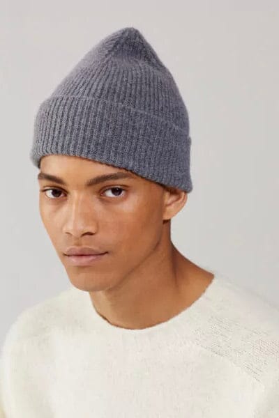 Wool Beanie "Slate Grey" von LE BONNET