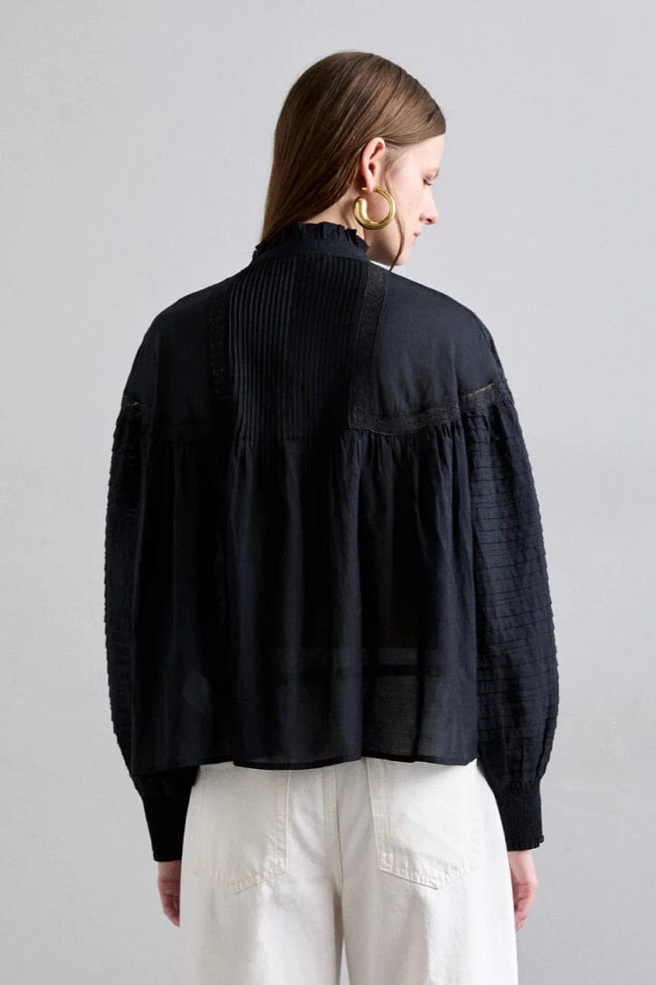 VANESSA BRUNO Baumwollbluse "DAHLIA" schwarz