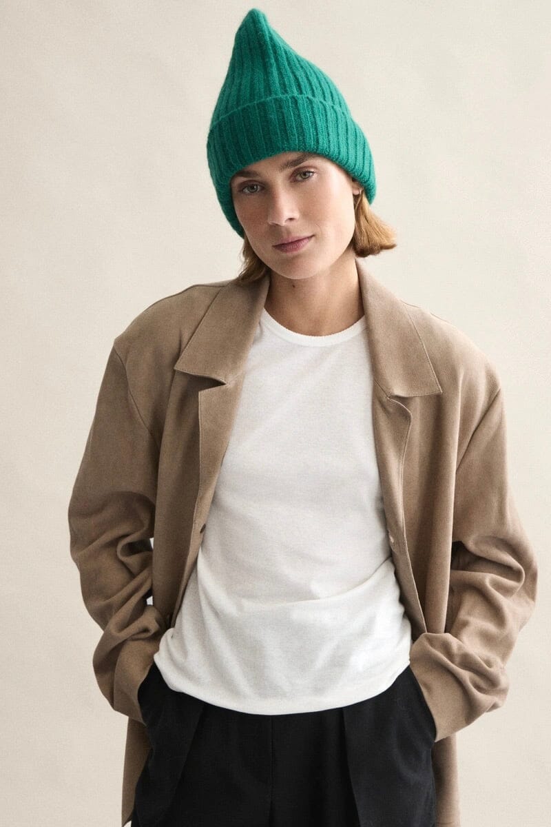 Lampswool/Caregora Chunky Beanie pine