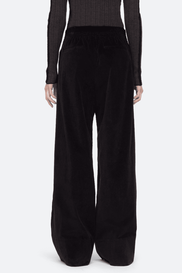 SEA NEW YORK Baumwollhose "Cooper" cordury schwarz