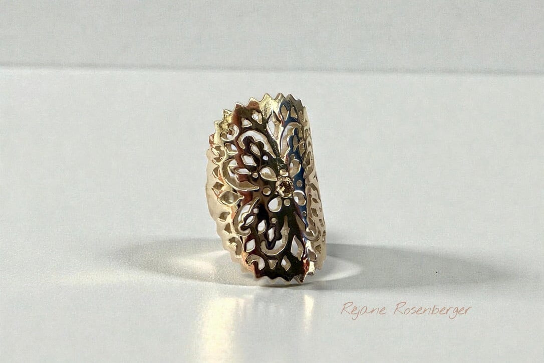 REJANE ROSENBERGER DESIGN Silver Ring "Infinity