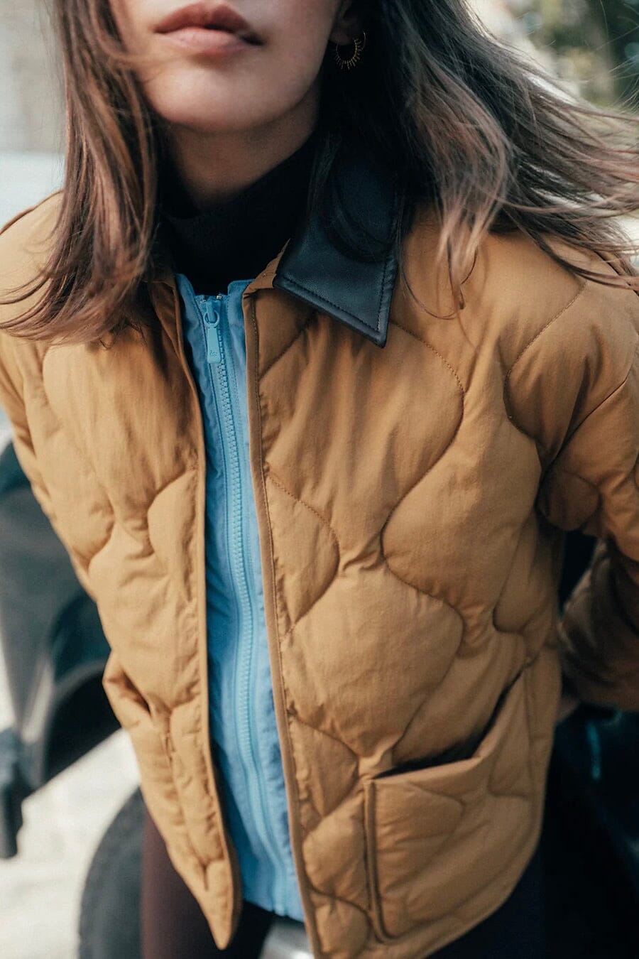 DADA Daunenjacke "Cashmir" ocre