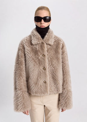 UTZON Laconjacke "JULEE" silver mink