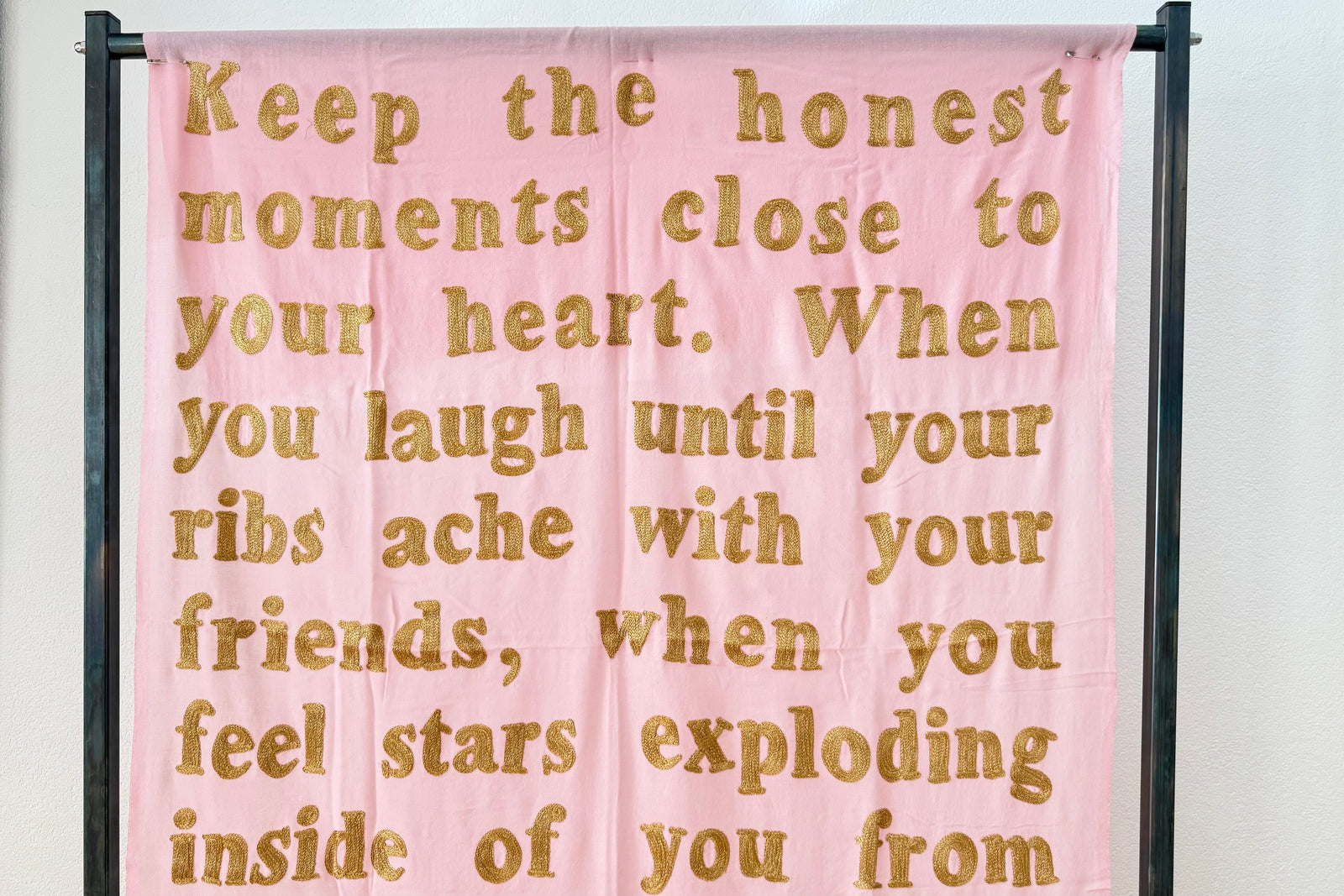 KARIEN BELLE Pashmina "POETRY" rosa