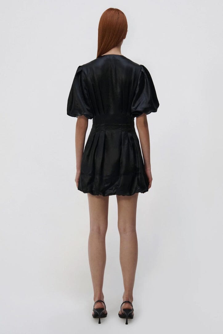 JONATHAN SIMKHAI satin dress "Luisa" black