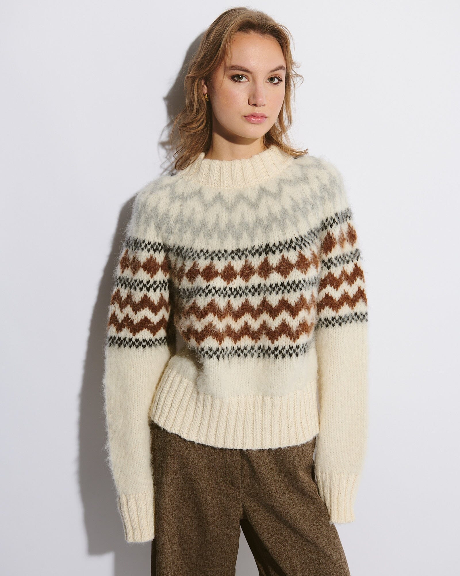 FFC pullover short sleeve "15028" camel