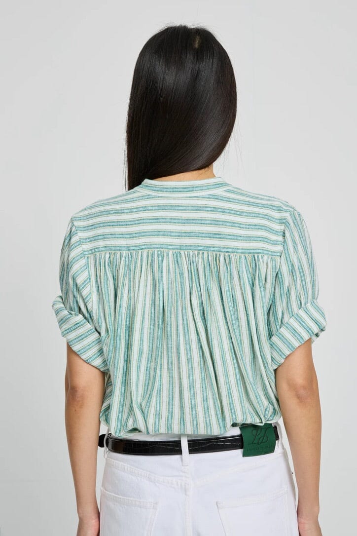 LAURENCE BRAS Baumwollbluse "DIDA" green