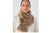 GUSHLOW AND COLE Baby Shearling Scarf with Button