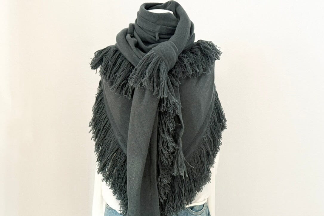 Choice by Réjane Rosenberger Cashmere Poncho storm G-78