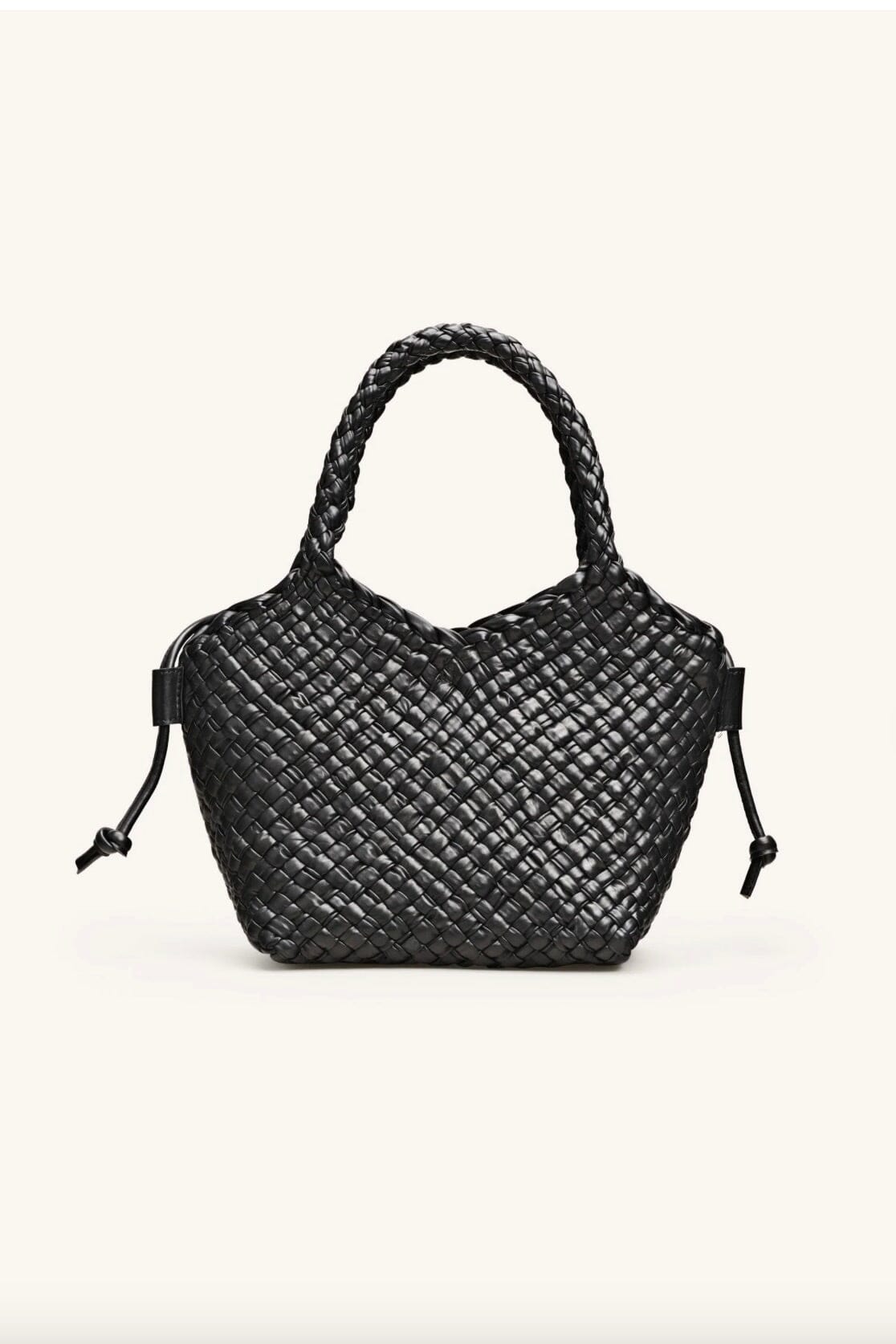 CALAJADE Leather shopper "MISU" MINI - black