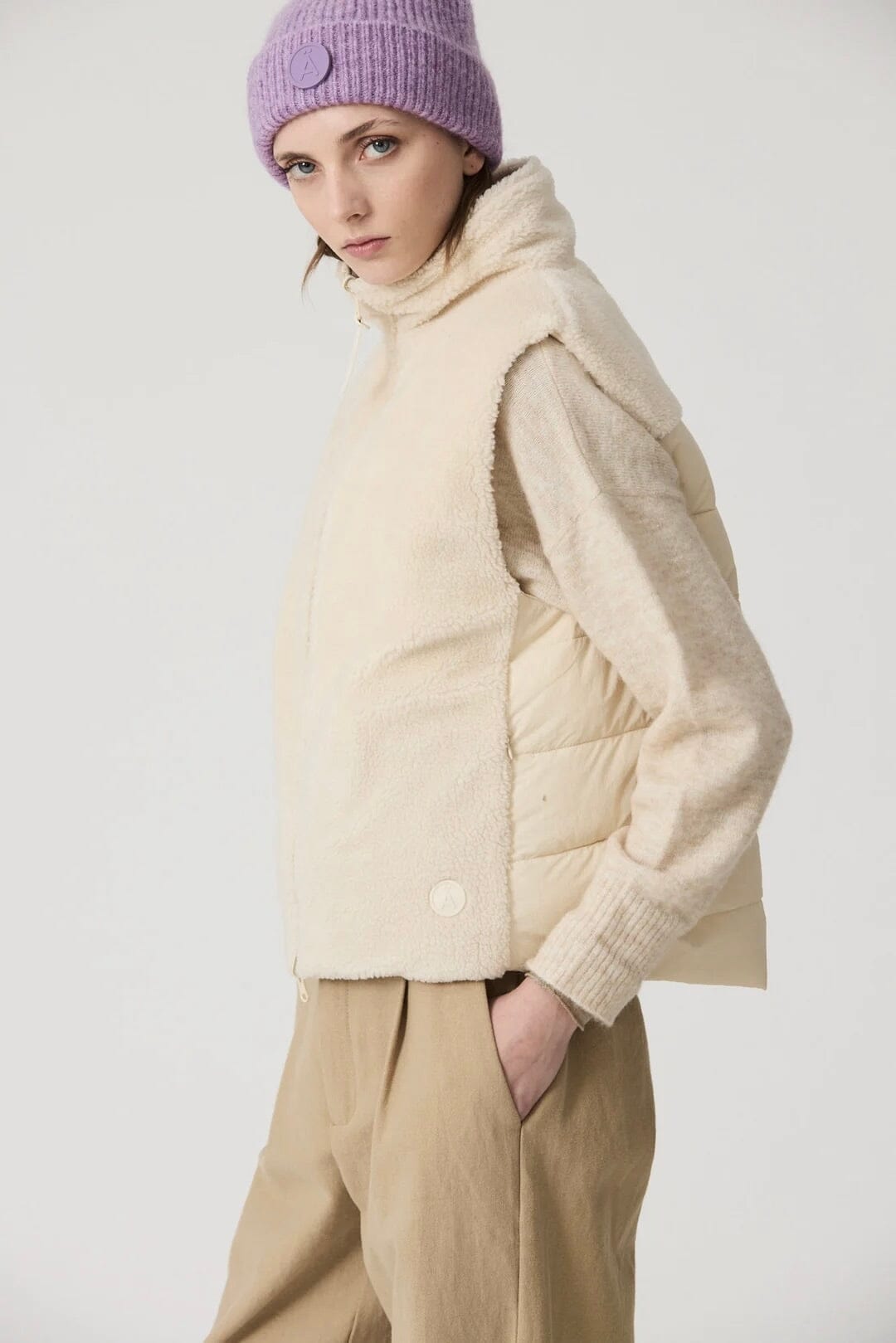 Tantä Reversibles Gilet "IS" sandshell