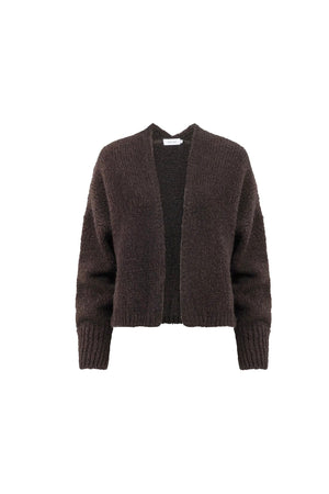 KNIT TED Kuschel Strickjacke "BECKY" chocolat