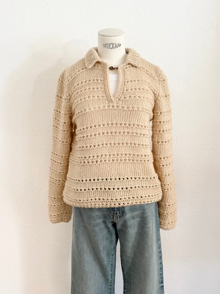 MAIAMI Strickpoloshirt "SHIRT" sand