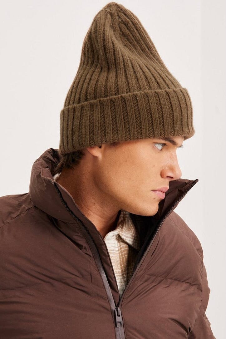 Wool Beanie "Walnut" von LE BONNET