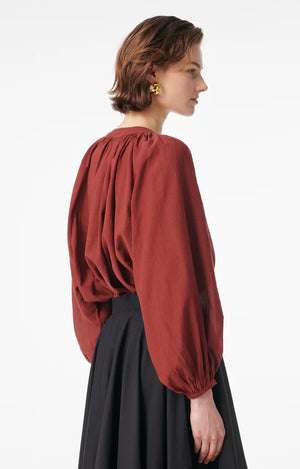 VANESSA BRUNO Baumwollbluse "EDME" épice