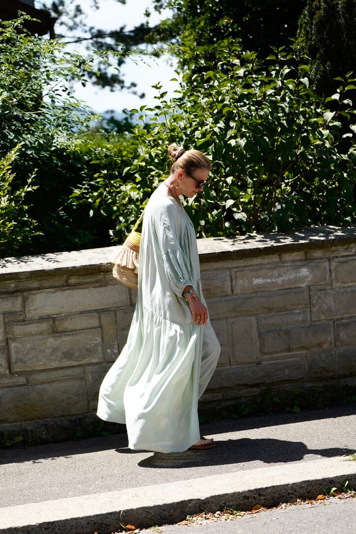 AYRE Viscosekleid "MAUDE" seagrass